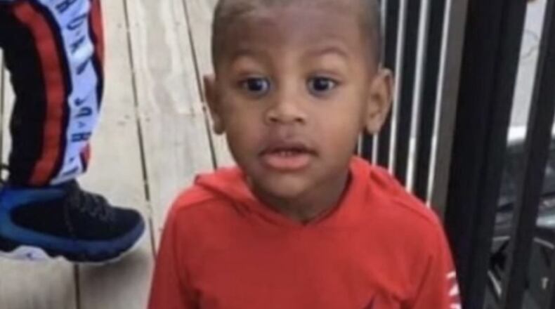 Three-year-old Amari Campbell, pictured in this undated photograph, died in a Feb. 22 West End apartment fire while under the supervision of his grandmother. Now, prosecutors say his mother never should have left him there in the first place. WCPO-TV