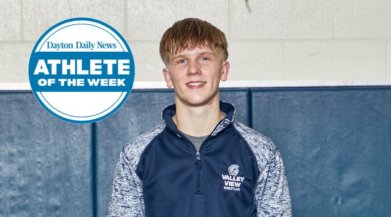 Valley View senior Hunter Foss is the Dayton Daily News Athlete of the Week winner for the week of Jan. 5 through Jan. 11. CONTRIBUTED