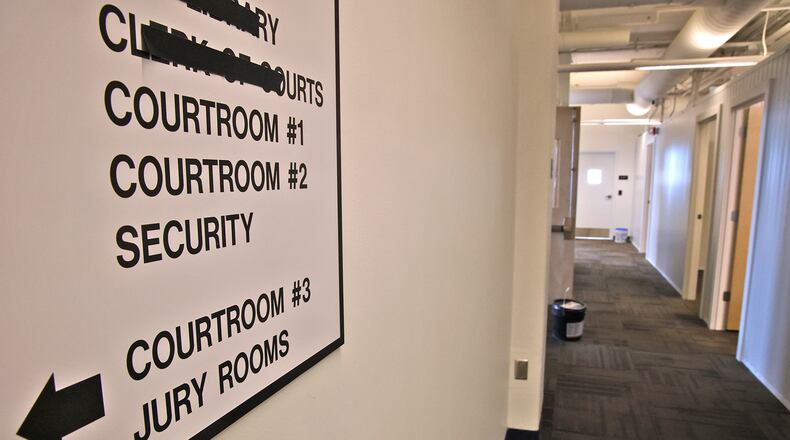 Offices from the Clark County Municipal Court building will be relocating to the third floor of the Bushnell Building. BILL LACKEY/STAFF