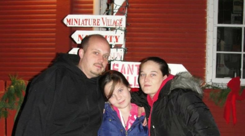 Jeff Rife (left) poses with daughter, Taelor Cydrus (middle) and fiance, Jessica Cydrus (right). Jessica Cydrus was killed in a car accident on Sunday, and Rife was killed in a shooting in 2017. CONTRIBUTED BY FAMILY.