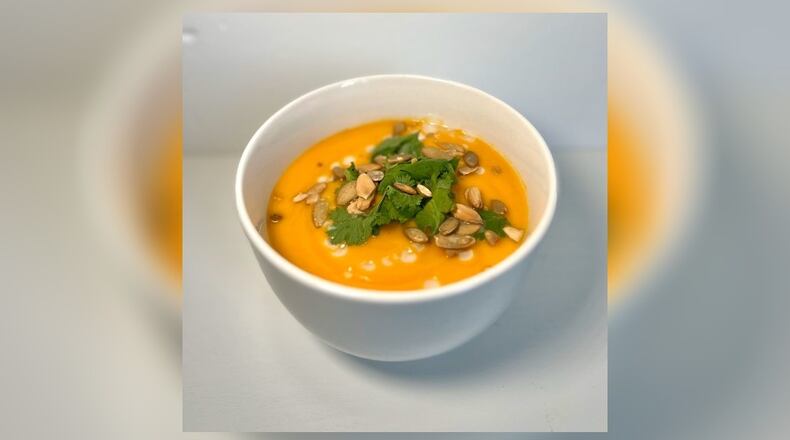 Carrot Coconut Soup by Whitney Kling.