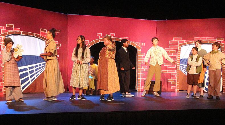 Clark County students team up with the Missoula Children’s Theatre and rehearse The Secret Garden in the John Legend Theater. JEFF GUERINI/STAFF