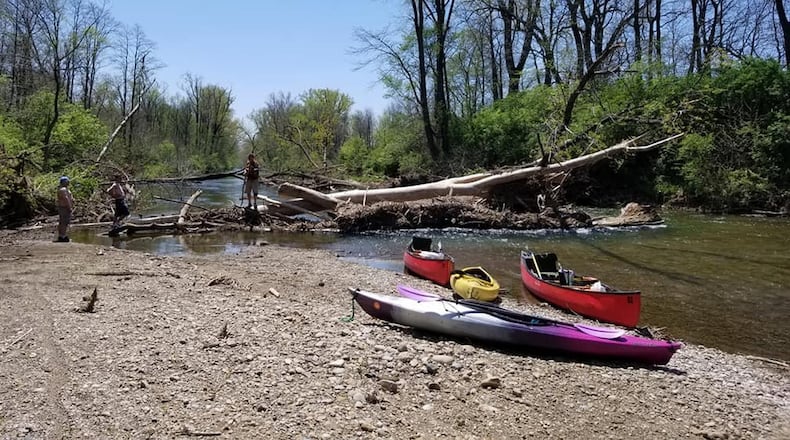 Once the weather warms up employees of Mad River Adventures will clean out flood debris and log jams to make the river navigable again. DERON CASTLE/CONTRIBUTED