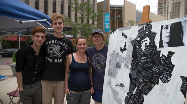 Art in the City, a sprawling, citywide local art competition, featuring 25 selected artists displaying their works in 27 different bars, restaurants, hair salons, lobbies around Dayton, officially kicked off on Friday, June 3. (TOM GILLIAM/CONTRIBUTED)