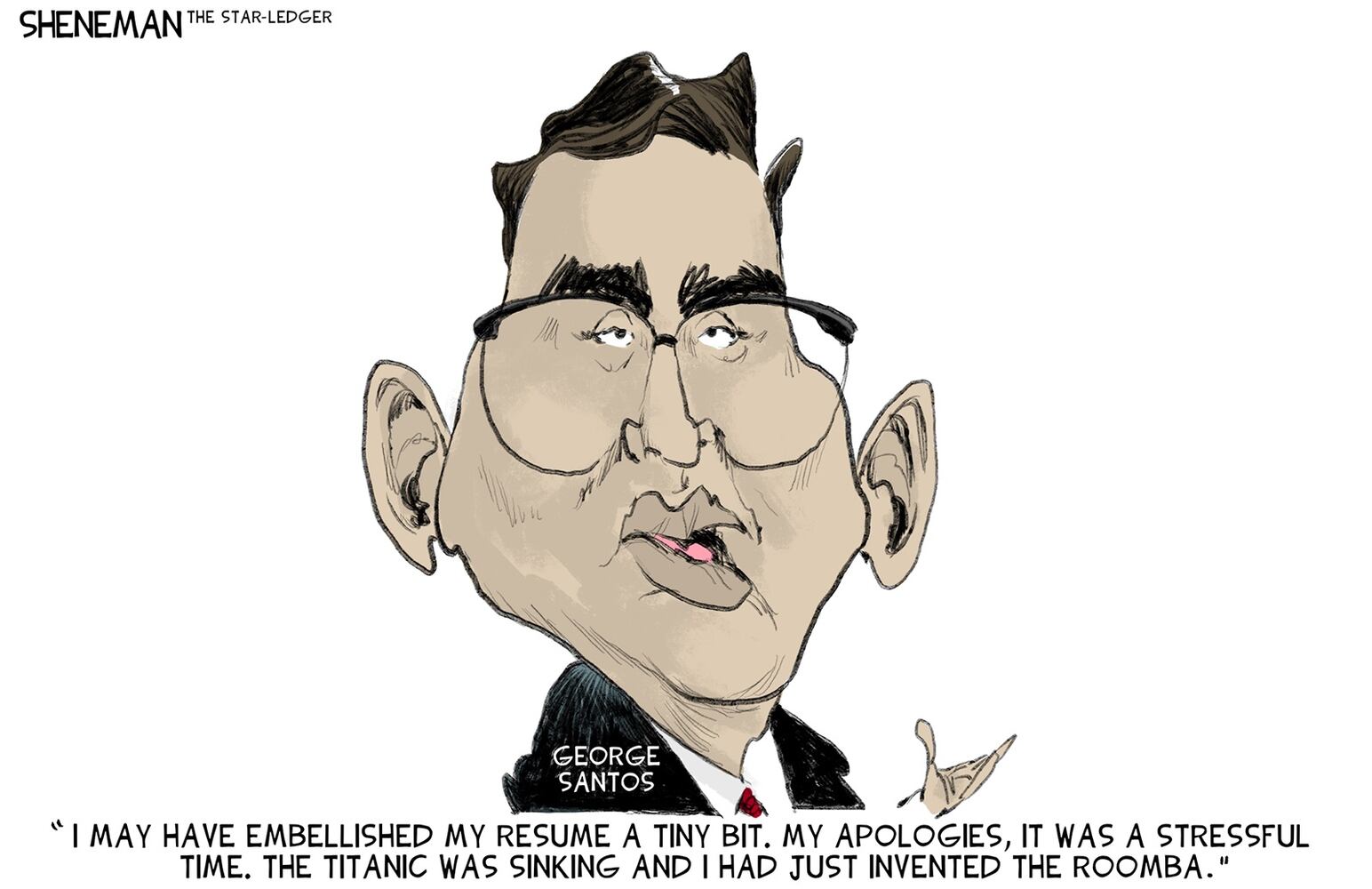 WEEK IN CARTOONS: New Year, Southwest, George Santos and more