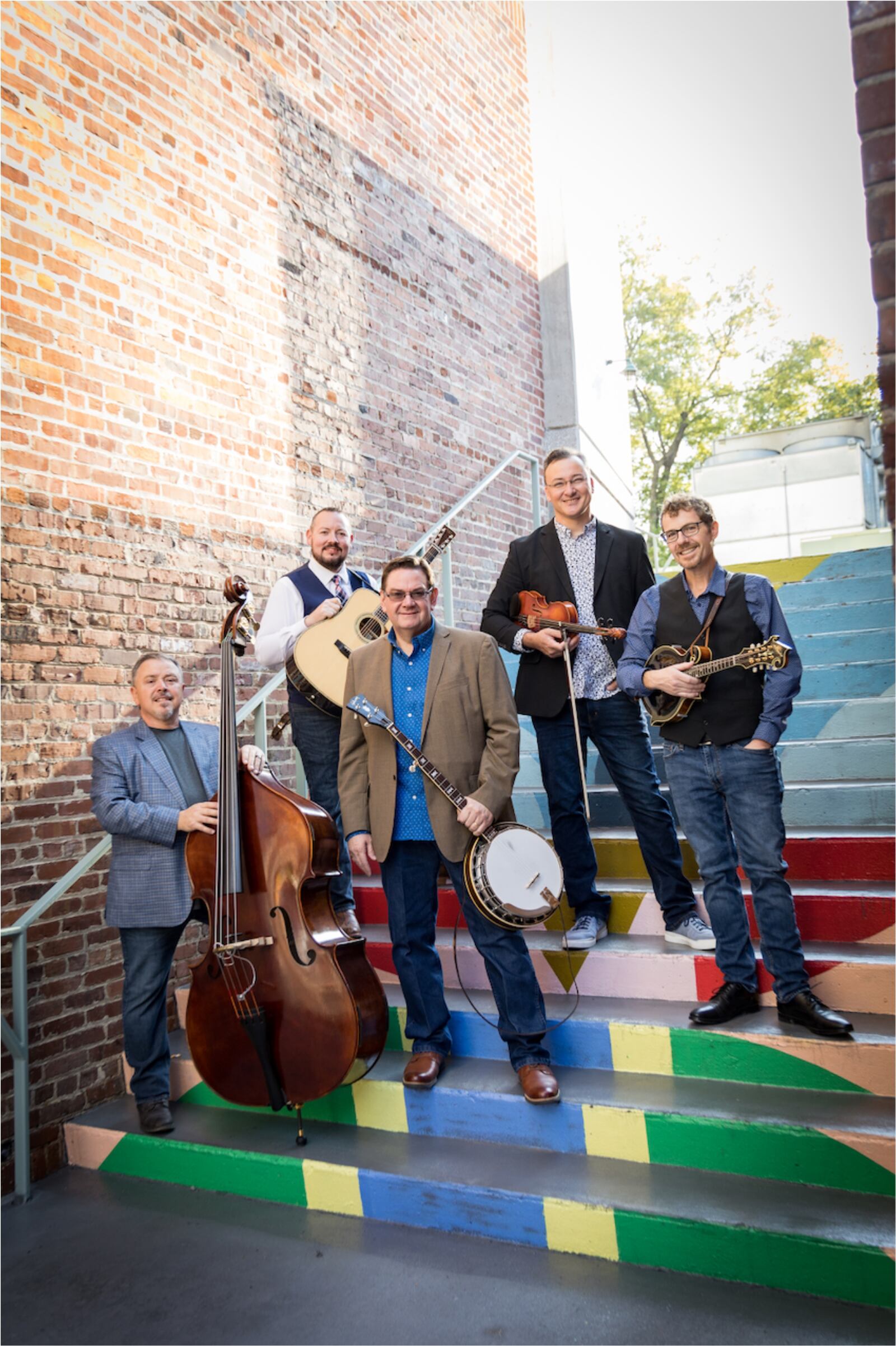 “Time To Ride” is the new album from local bluegrass group Joe Mullins & the Radio Ramblers, (left to right) Randy Barnes, Adam McIntosh, Mullins, Jason Barie and Chris Davis, performing at Clifton Opera House in Clifton on Friday, April 21.