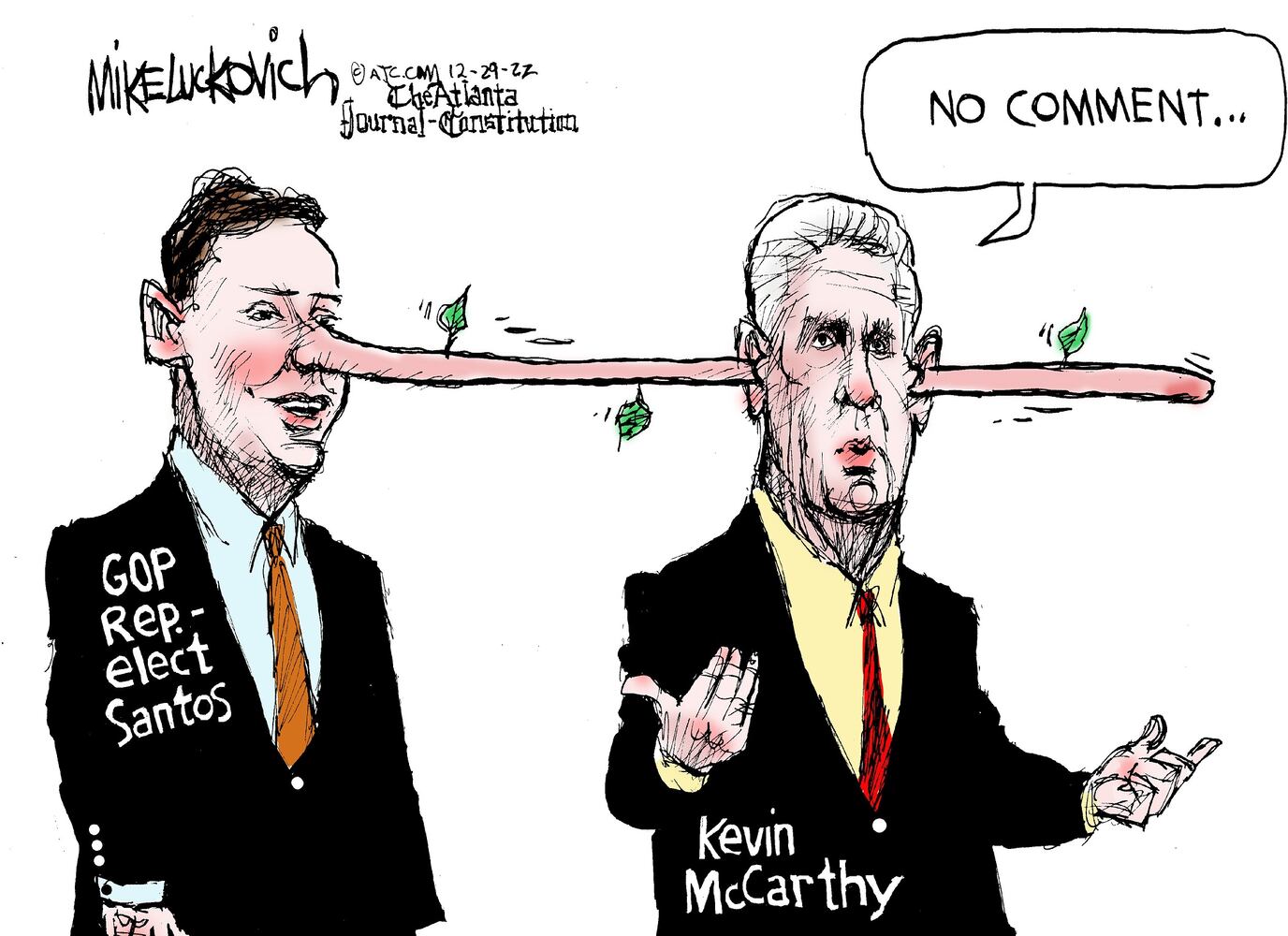 WEEK IN CARTOONS: New Year, Southwest, George Santos and more