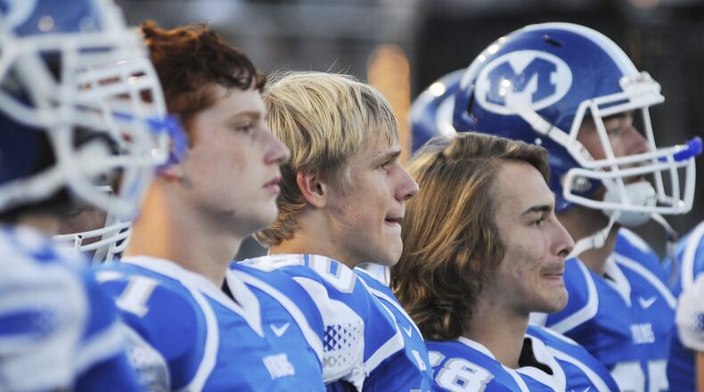 Miamisburg suffered its first defeat, a 25-24 loss to visiting Fairmont in a Week 6 high school football game on Friday, Sept. 28, 2018. MARC PENDLETON / STAFF