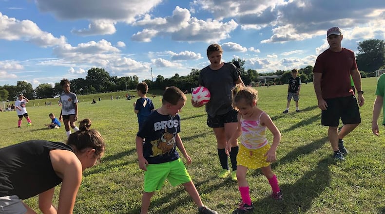 Around 57 participants turned out for the Dream Soccer program for children, teens and adults with disabilities, which goes for two weeks and finishes with a tournament on Friday evening. The event is a collaboration of Springfield Thunder Soccer, Special Olympics Clark County and Springfield Rotary.