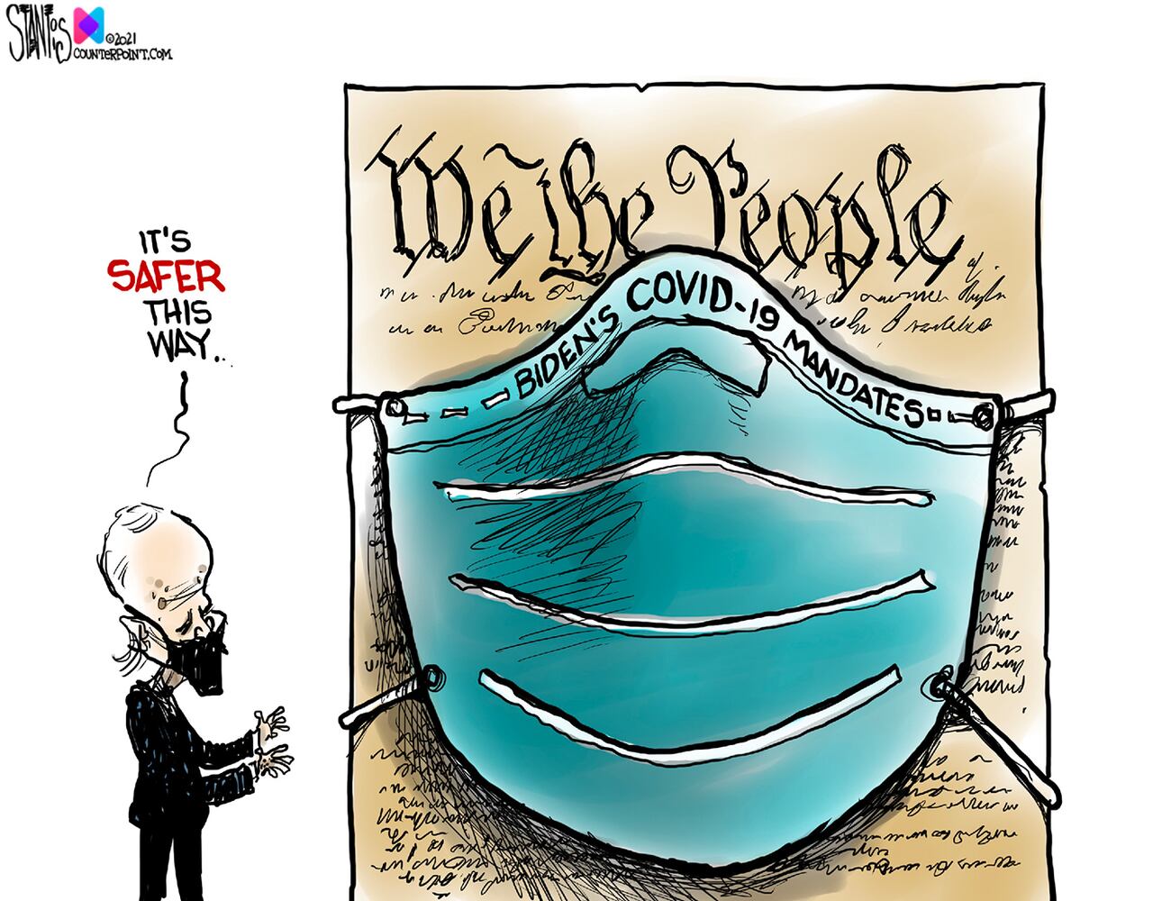 Week in cartoons: Religious exemptions, California recall and more