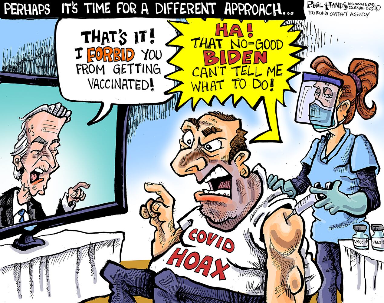 Week in cartoons: Religious exemptions, California recall and more