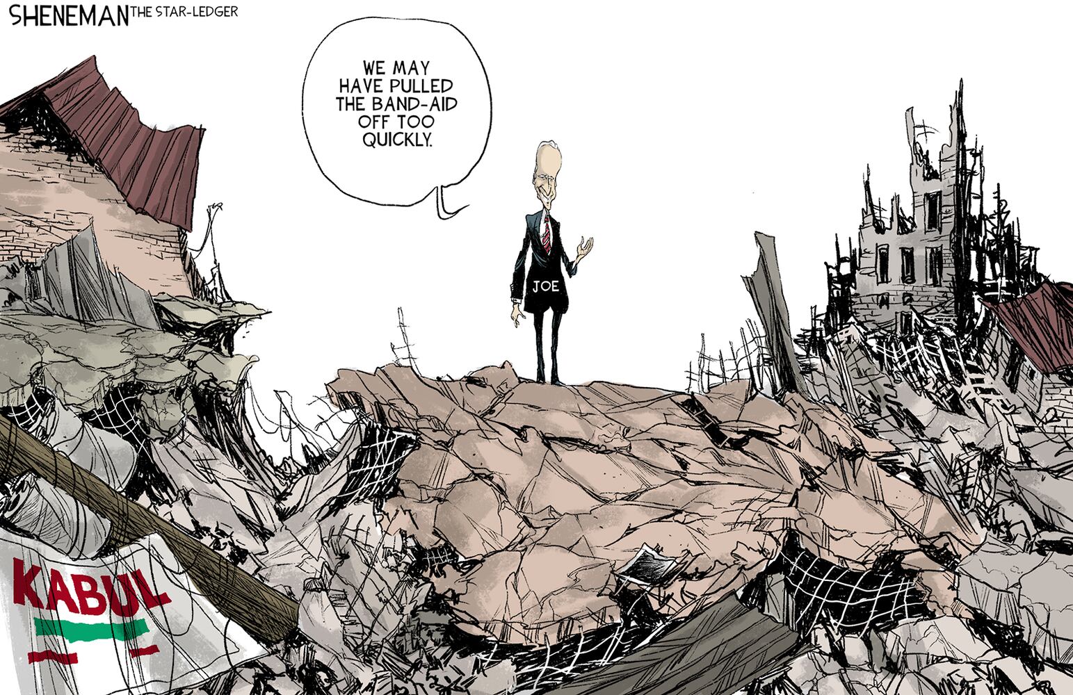 Week in cartoons: Afghanistan pullout and more