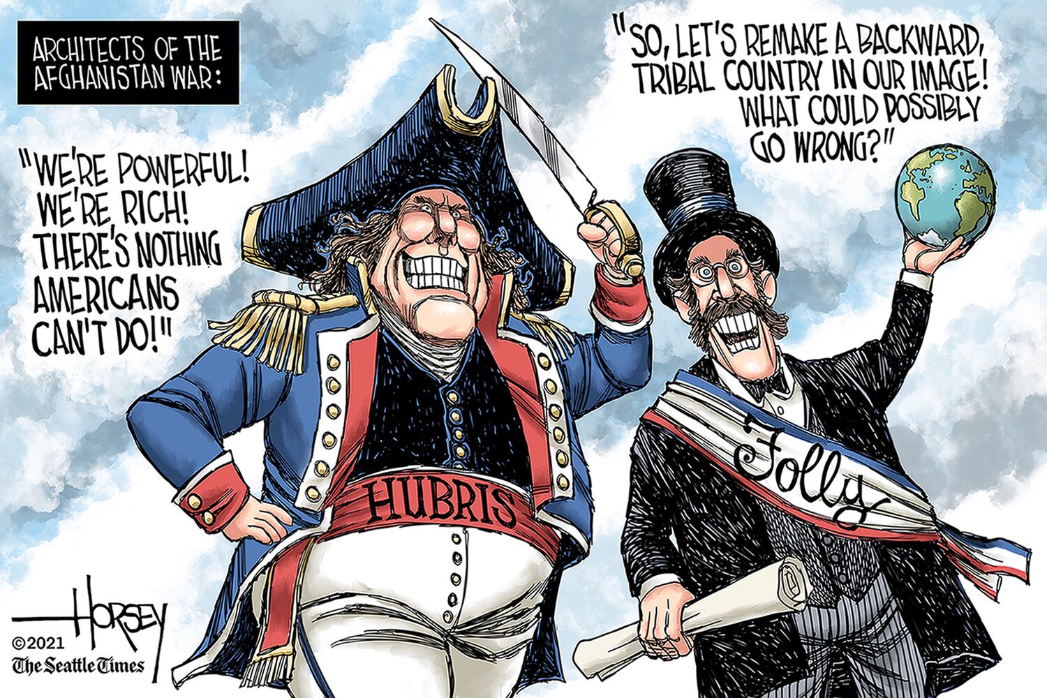 Week in cartoons: Afghanistan pullout and more