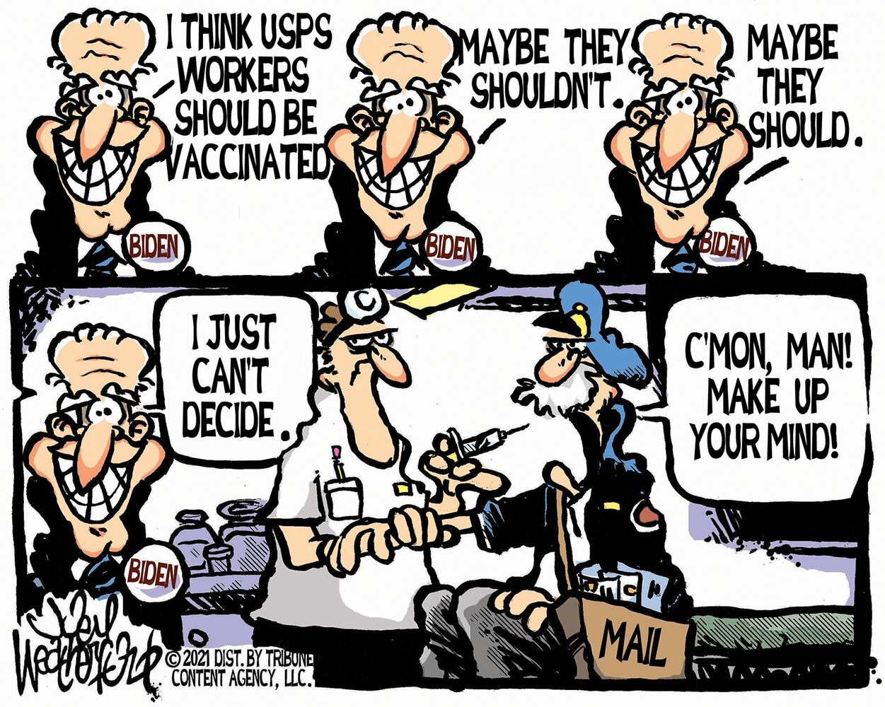 Week in cartoons: Religious exemptions, California recall and more