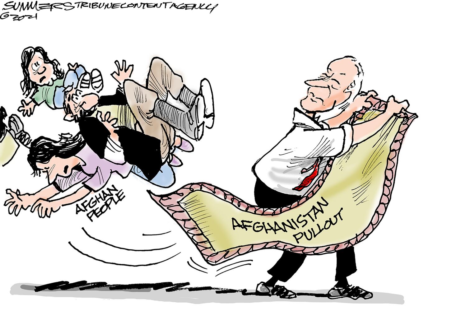 Week in cartoons: Afghanistan pullout and more