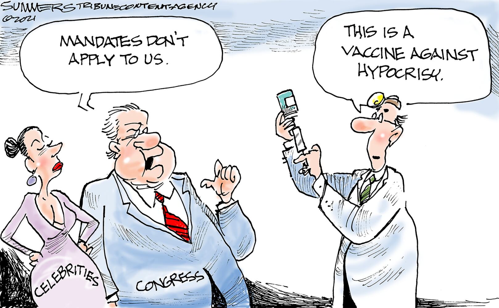 Week in cartoons: Religious exemptions, California recall and more