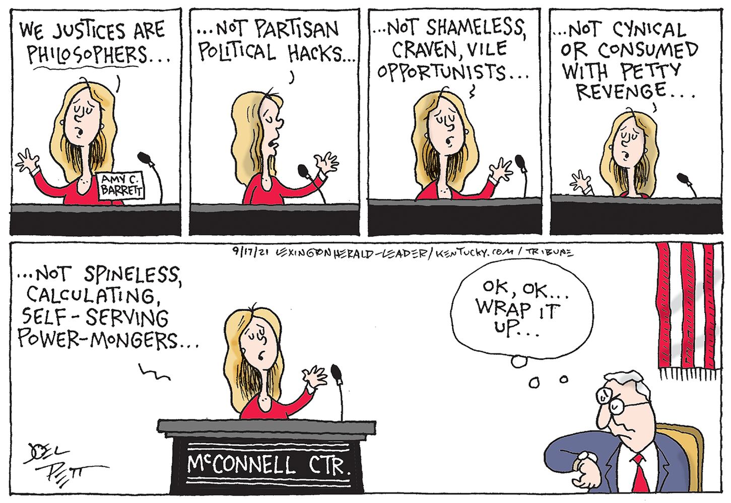 Week in cartoons: Religious exemptions, California recall and more