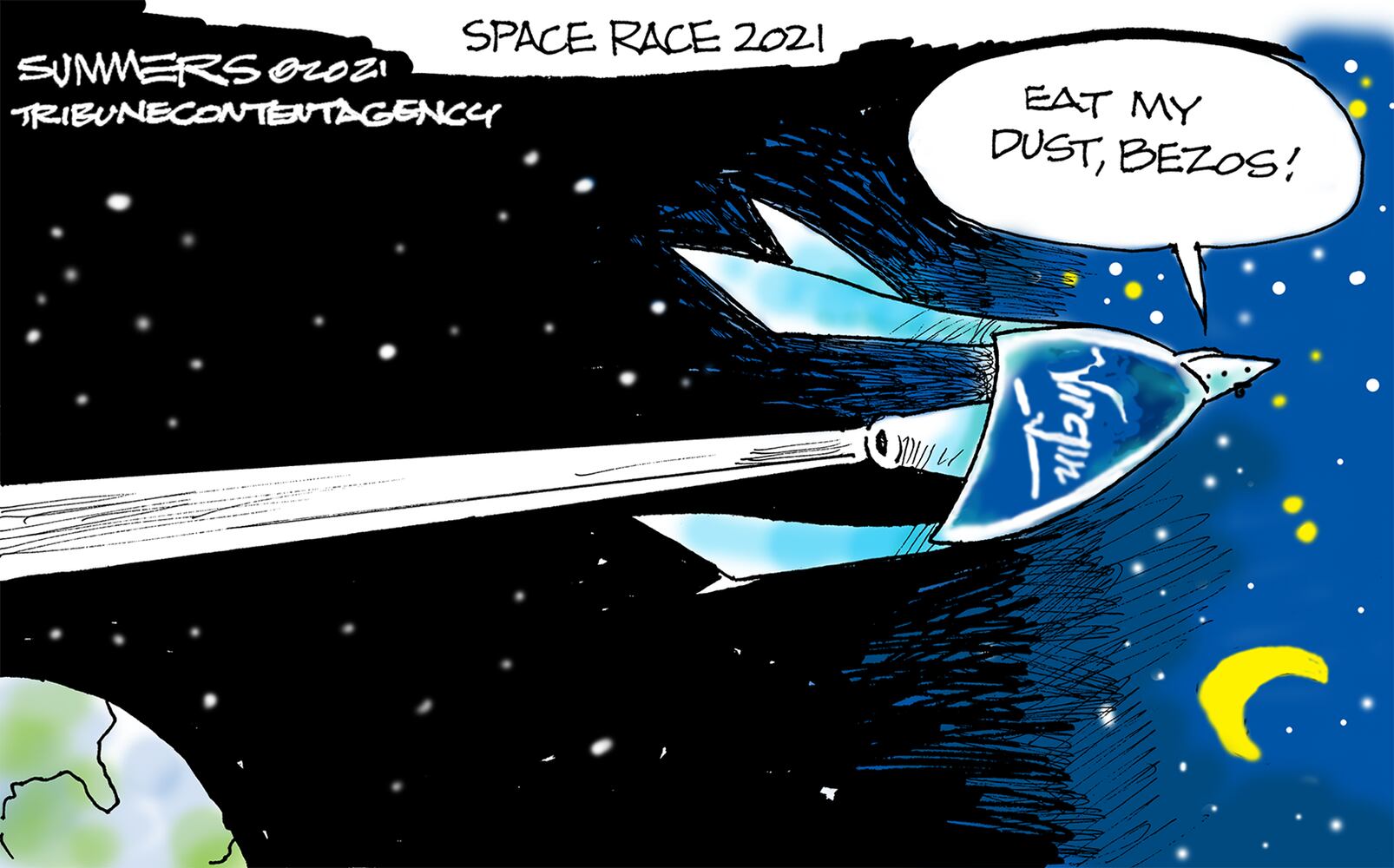Week in cartoons: Billionaire space race, Afghanistan and more