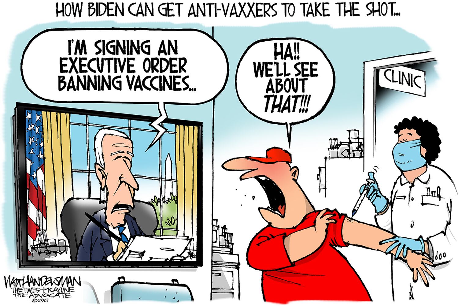 Week in cartoons: Religious exemptions, California recall and more