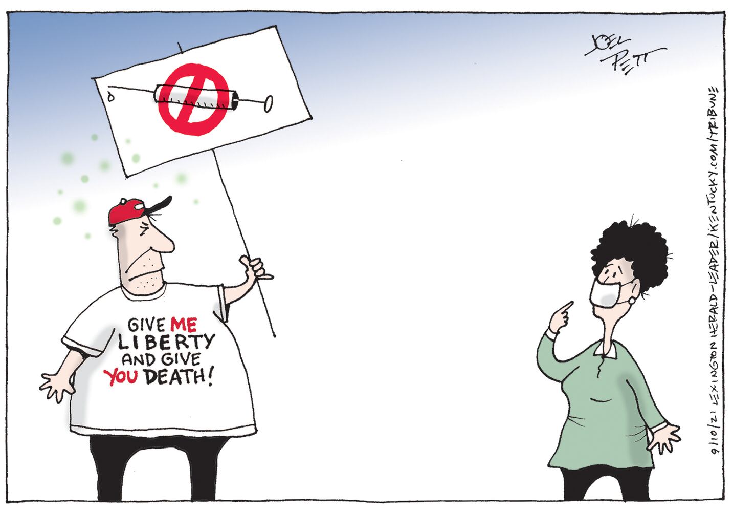 Week in cartoons: Religious exemptions, California recall and more