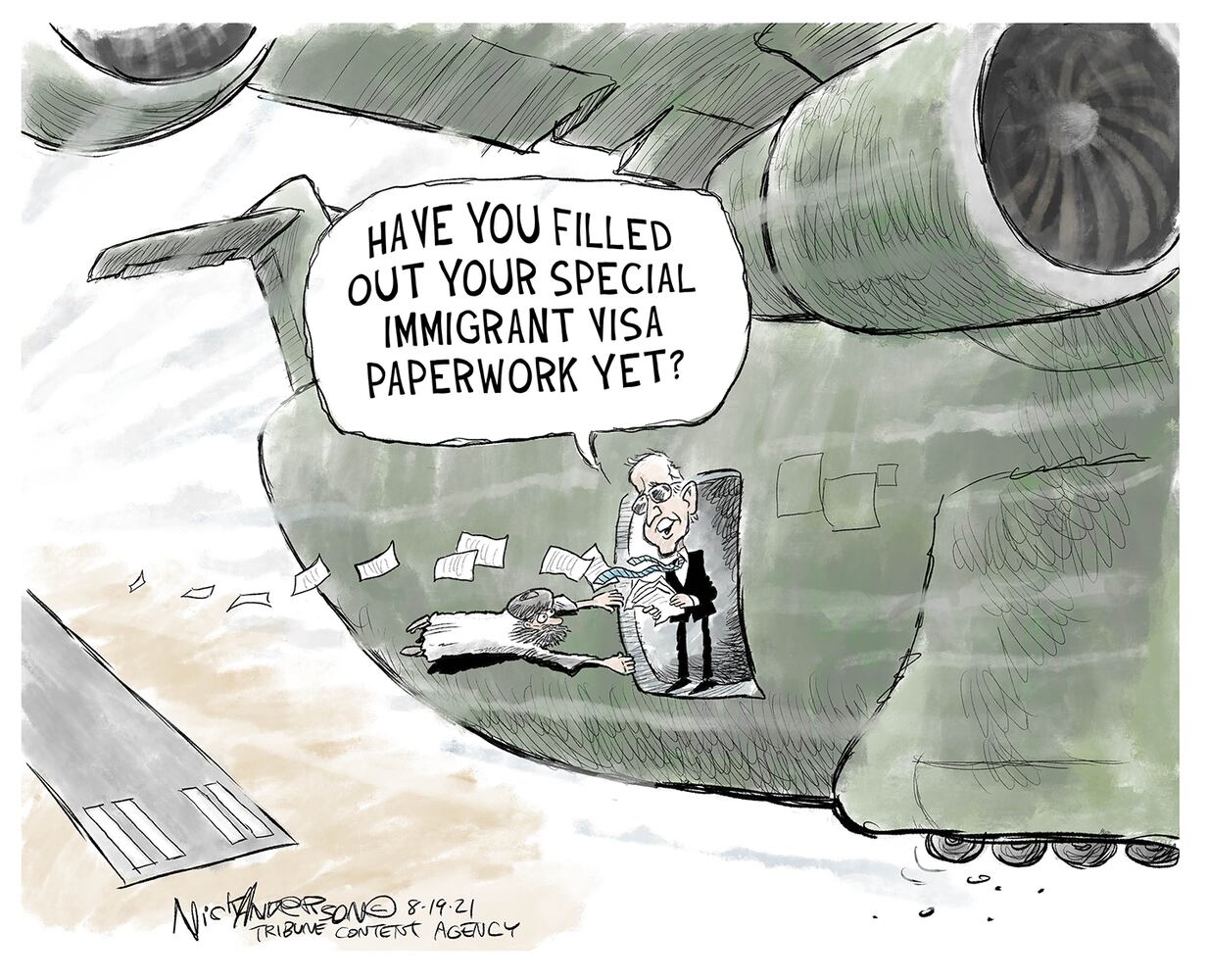 Week in cartoons: Afghanistan pullout and more