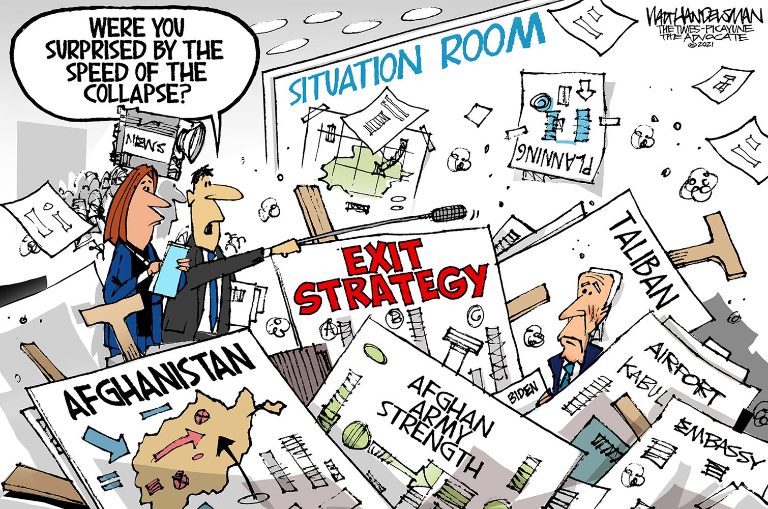Week in cartoons: Afghanistan pullout and more