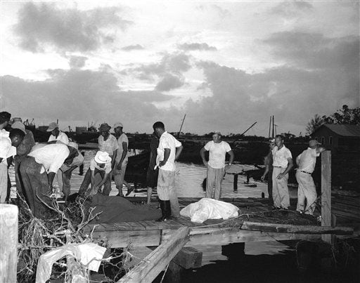Hurricane Audrey; The storm hit Texas & Louisiana in 1957, leaving more than 400 dead