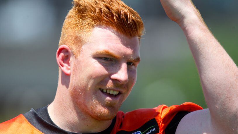 Bengals quarterback Andy Dalton (14) during the first OTA practice of the year, Tuesday, May 24, 2016. GREG LYNCH / STAFF