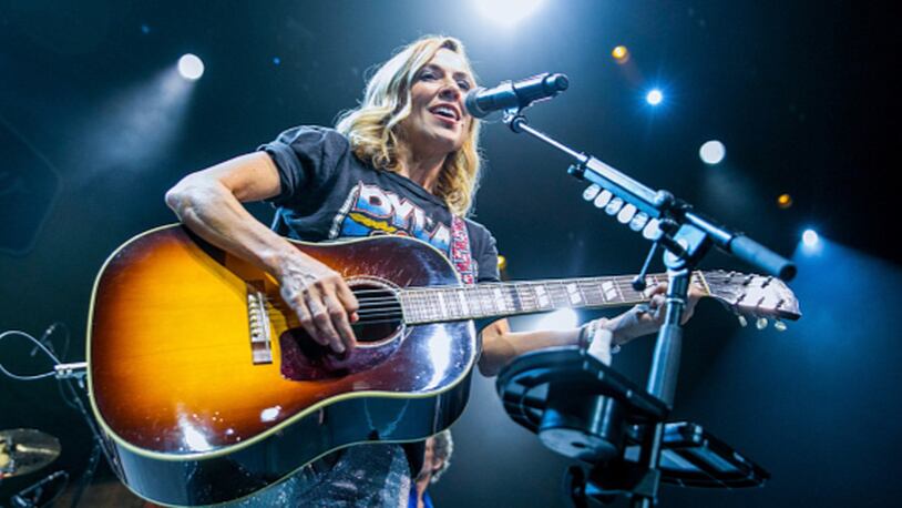 DETROIT, MI - JULY 08:  Sheryl Crow performs during The 2017 Outlaw Festival at Joe Louis Arena on July 8, 2017 in Detroit, Michigan.  (Photo by Scott Legato/Getty Images)