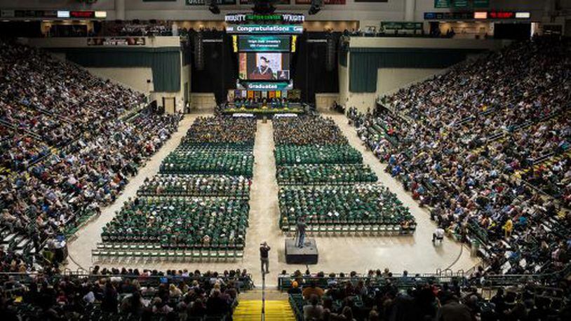 Wright State will host its fall commencement ceremony on Saturday at 10 a.m. in the Nutter Center.