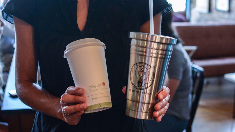 Ghostlight Coffee has introduced a "no waste" system that includes compostable cups, and reusable straws and tumblers.