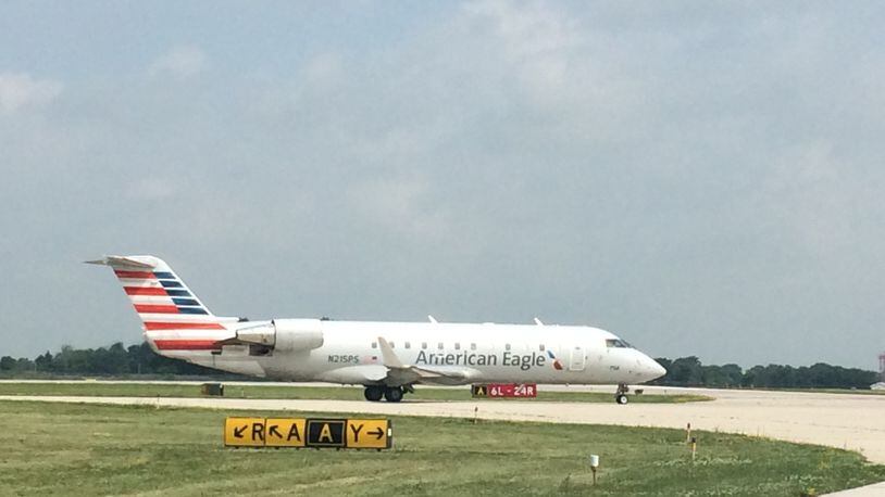 The Dayton Airport saw small growth month-over-month, but it’s not as much as others have seen during the busiest summer travel season yet. STAFF PHOTO / HOLLY SHIVELY