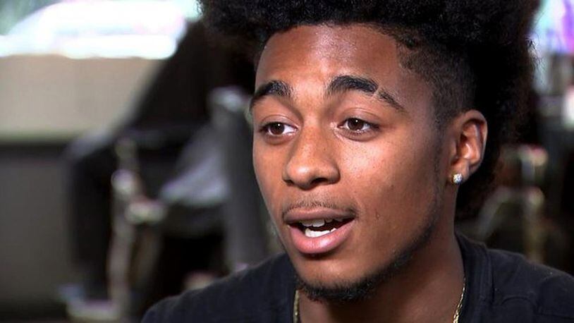 Kobe Jones, 21, spent nearly a month in the Clayton County jail for a crime he didn’t commit. (credit: WSBTV.com)