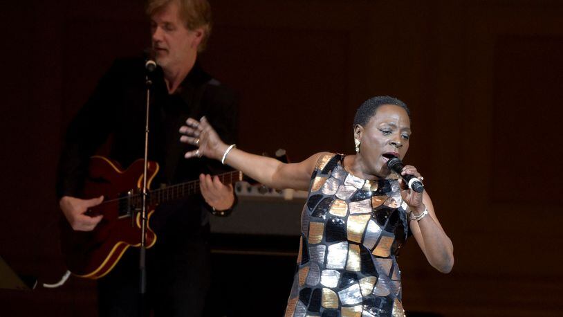 NEW YORK, NY - FEBRUARY 22: Singer Sharon Jones performs onstage at the 26th Annual Tibet House U.S. benefit concert at Carnegie Hall on February 22, 2016 in New York City. (Photo by Theo Wargo/Getty Images for Tibet House)