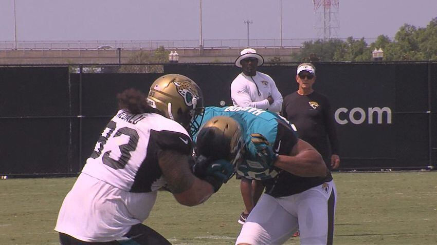 Jaguars players fight at training camp