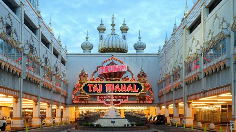 Trump Taj Mahal Casino and Hotel in Atlantic City.