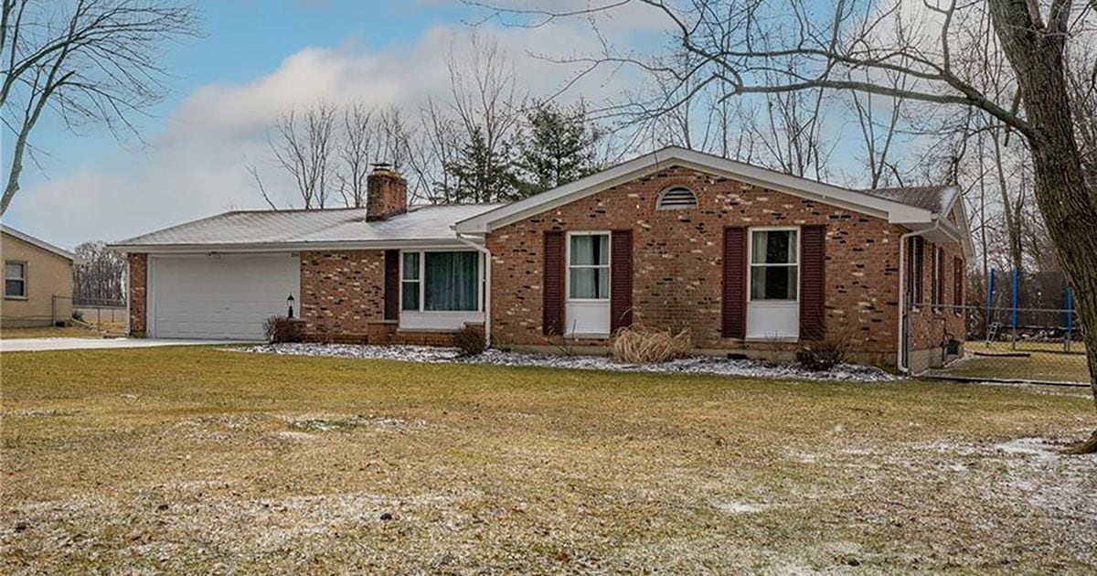 Updated brick ranch includes addition with great room