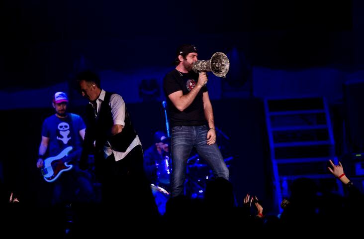 Thomas Rhett opened up for Miranda Lambert and Dierks Bentley at the Locked and ReLoaded Tour stop at the Nutter Center