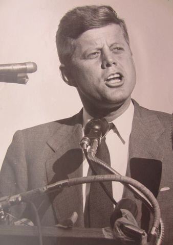 JFK Springfield campaign stop October 1960