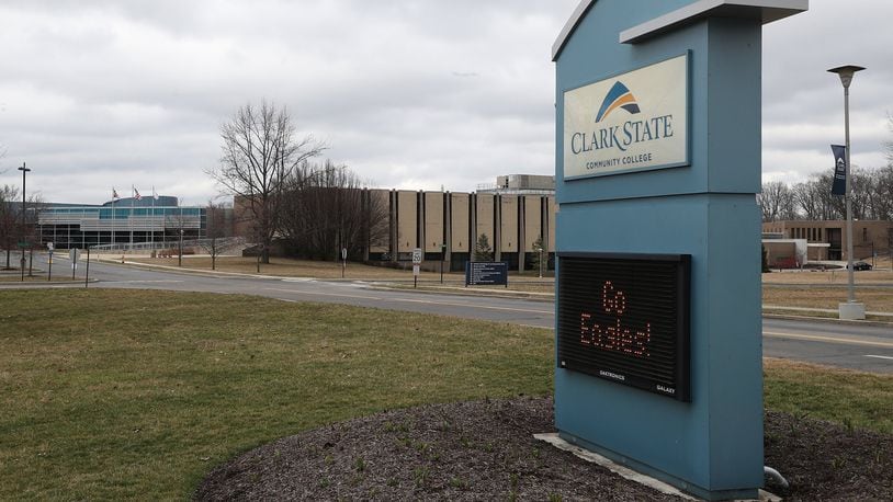 Clark State Community College has been awarded a nearly $3 million federal grant to be used to help students and to offset expenses incurred due to the coronavirus. BILL LACKEY/STAFF