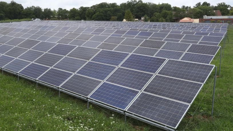 The Clearview solar project would consist of a large array of solar panels that would be located on about 1,100 acres of land in Adams Township.