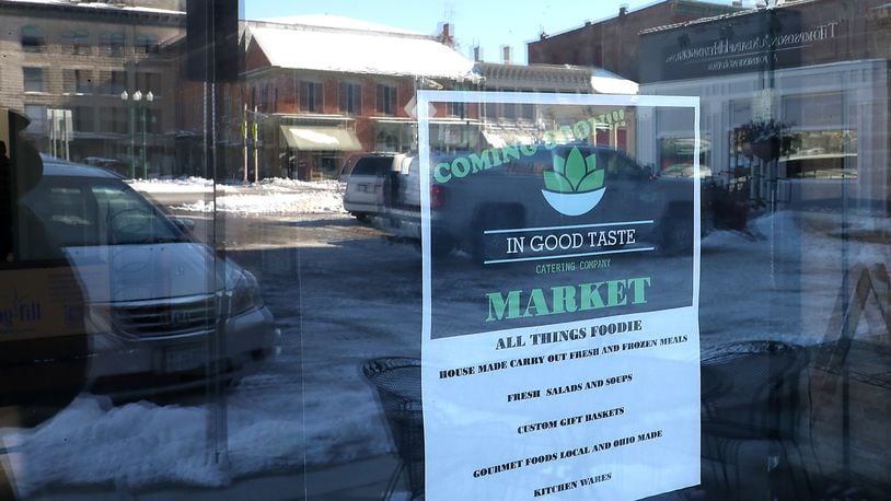 In Good Taste Market will be opening soon on Monument Square in Urbana. BILL LACKEY/STAFF