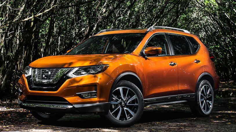 The Nissan Rogue has been updated for the 2017 model year with fresh exterior and interior treatments, an expanded suite of safety technology including available Forward Emergency Braking with Pedestrian Detection, and the first ever Rogue Hybrid model. Photo by Nissan