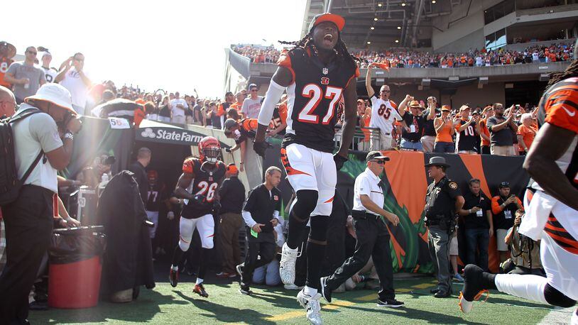 Cornerback Dre Kirkpatrick is one of 16 free agents the Bengals have heading into the start of the new league year March 9, and Wednesday the NFL announced the salary cap for 2017 will be $167 million. (Photo by John Grieshop/Getty Images)
