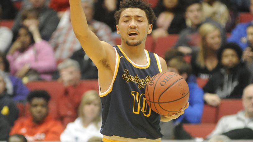 Springfield’s Danny Davis was named Division I first team All-Ohio. MARC PENDLETON / STAFF