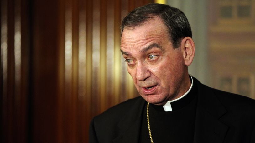 Archbishop of Cincinnati Dennis M. Schnurr in a 2013 file photo. STAFF