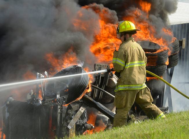 Fiery I-70 Crash