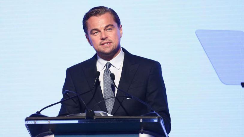 Leonardo DiCaprio speaks onstage at the Leonardo DiCaprio Foundation Gala at Jackson Park Ranch on September 15, 2018 in Santa Rosa, California.