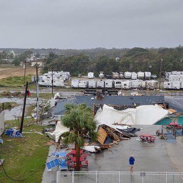 Hurricane Dorian photos: Tornadoes cause widespread damage in the Carolinas
