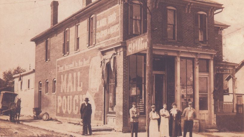In April 1913, brothers George L. and Daniel L. Clauer opened Clauer Brothers Grocery at 1901 W. Main Street. PHOTO COURTESY OF THE CLARK COUNTY HISTORICAL SOCIETY